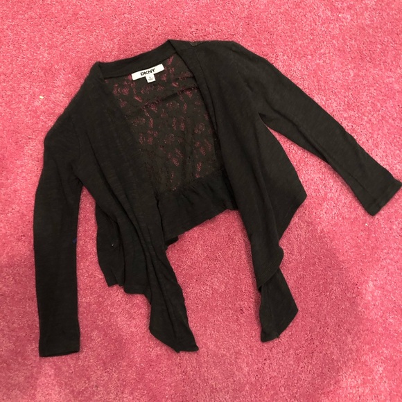 Dkny Sweaters - DKNY Partial Lace Cardigan Women size S